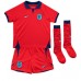 England Declan Rice #4 kläder Barn VM 2022 Bortatröja Kortärmad (+ korta byxor)